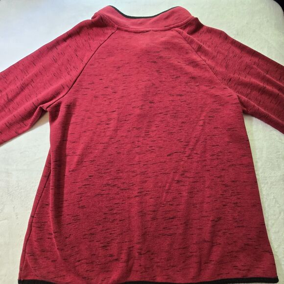 Arkansas Razorbacks Womens 1/4 Zip Pullover Fleece Crimson Red SZ XL - Picture 2 of 6